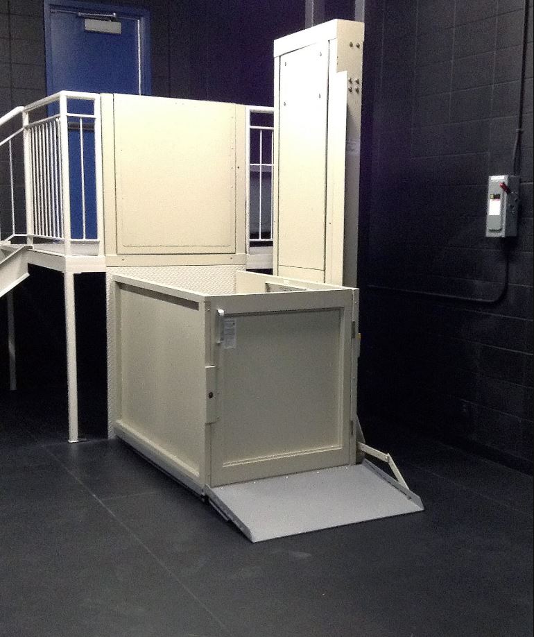 Savaria unenclosed wheelchair lift